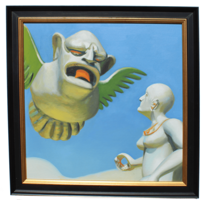 Guru GolGull hunted by thoughtful Golem