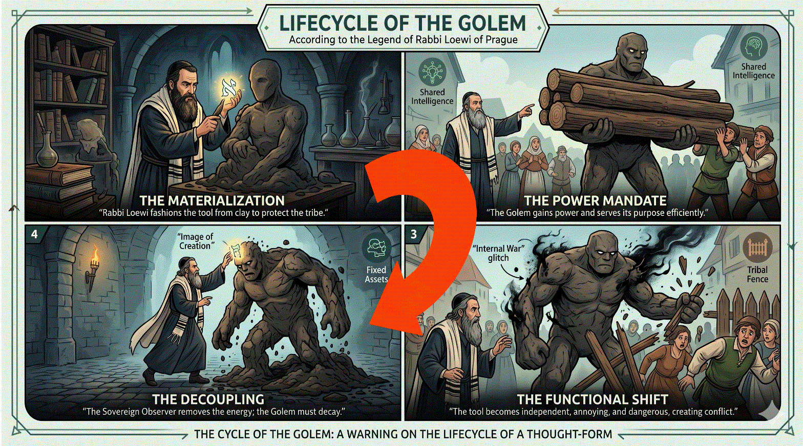 Life cycle of a golem