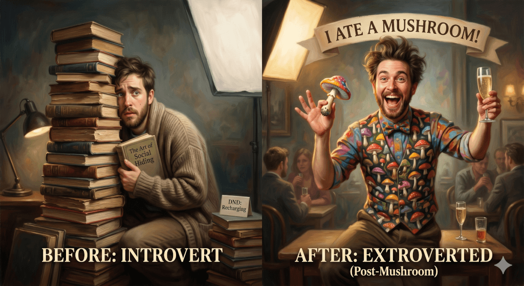 Introvert turning extroverted